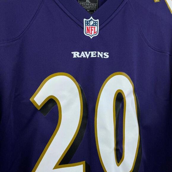 Baltimore Ravens Ed Reed #20 Nike Game Jersey Men’s XL Purple NFL NWT 2024 - Picture 8 of 9